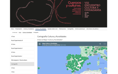 Estamos en dos cartografías de buenas prácticas sobre agentes culturales en el medio rural: Cultura y Ciudadanía del Ministerio de Cultura  @cultuciudadania / @culturagob y Red Rural Nacional del Ministerio de Agricultura @redrunacional / @mapagob